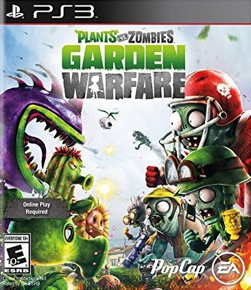 Plants Zombies Garden Warfare Front Cover - Playstation 3 Pre-Played