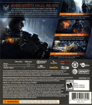 Tom Clancy's The Division Back Cover - Xbox One Pre-Played