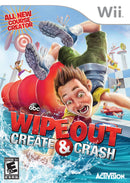 WipeOut Create & Crash Front Cover - Nintendo Wii Pre-Played