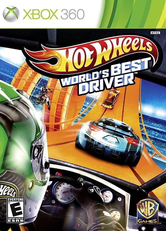 Hot Wheels World's Best Driver Front Cover - Xbox 360 Pre-Played