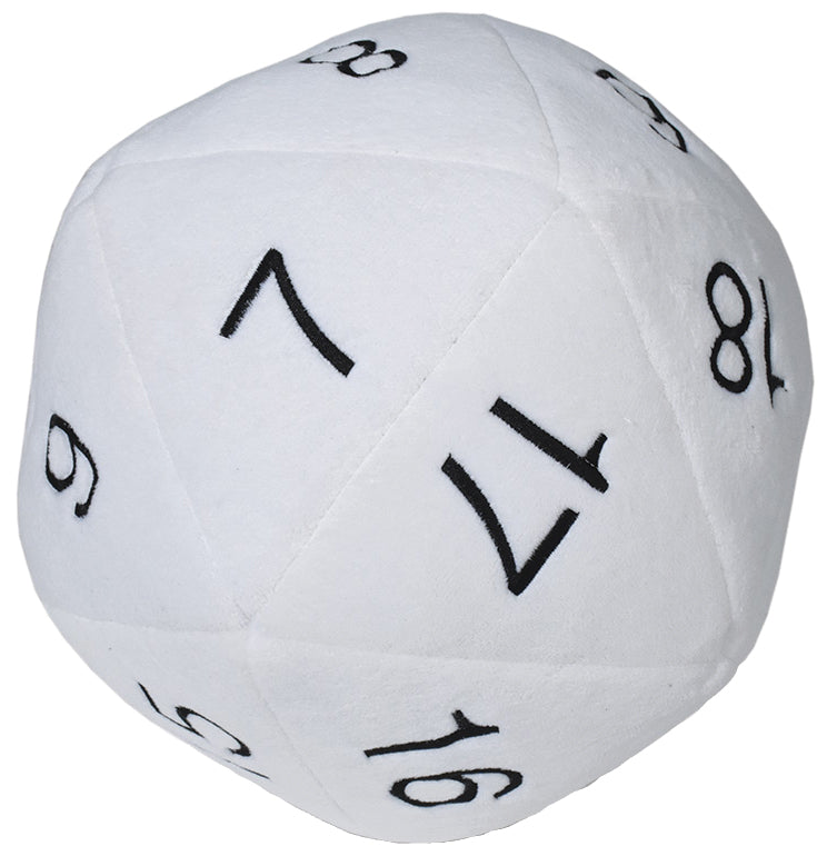 Jumbo White D20 Plush