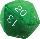 Green with White - Jumbo D20 Dice Plush