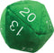 Green with White - Jumbo D20 Dice Plush