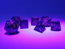 Chessex Lustrous Polyhedral 7-Die Set - Alpestris/Orange