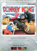 Donkey Kong Front Cover - ColecoVision Pre-Played