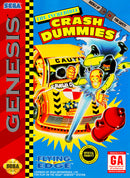Incredible Crash Dummies Complete in Box Front Cover - Sega Genesis Pre-Played
