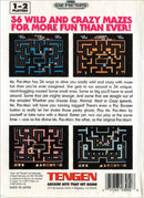 Ms. Pacman Back Cover - Sega Genesis Pre-Played