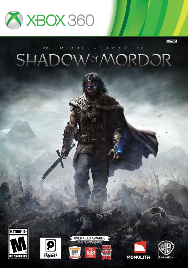 Middle Earth Shadow of Mordor Front Cover - Xbox 360 Pre-Played