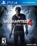 Uncharted 4 A Thief's End Front Cover - Playstation 4