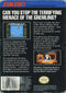 Gremlins 2 The New Batch Back Cover - Nintendo Entertainment System, NES Pre-Played
