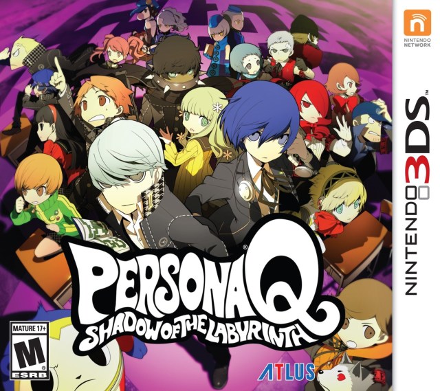 Persona Q: Shadow of the Labyrinth Front Cover - Nintendo 3DS Pre-Played