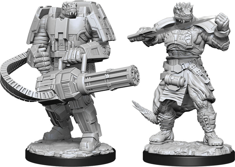 Vesk Soldier W15 - Starfinder Deep Cuts Unpainted Miniatures