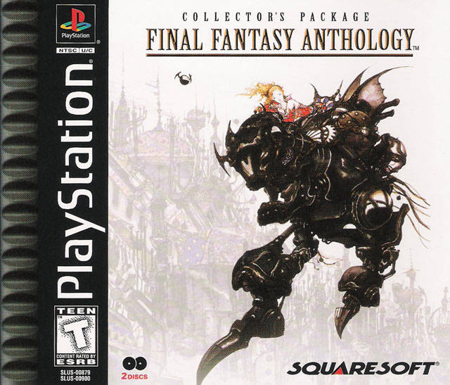 Final Fantasy Anthology Front Cover - Playstation 1 Pre-Played