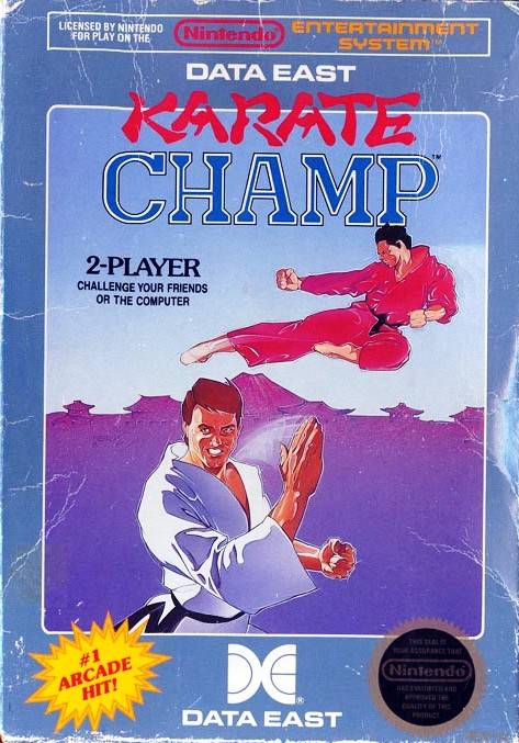 Karate Champ Front Cover - Nintendo Entertainment System, NES Pre-Played