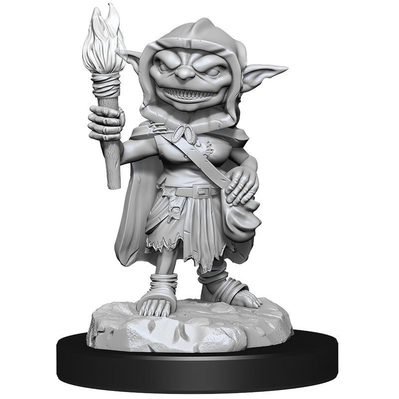 Goblin Rogue Female W13 - Pathfinder Deep Cuts Unpainted Miniatures