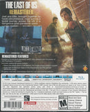 The Last of Us Remastered Back Cover - Playstation 4 Pre-Played