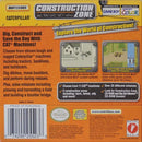 Matchbox Caterpillar Construction Zone Back Cover - Nintendo GameBoy Color Pre-Played