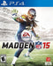 Madden NFL 15 Front Cover - Playstation 4 Pre-Played