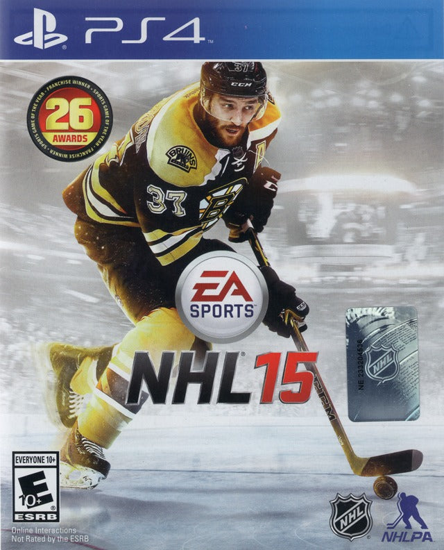 NHL 15 Front Cover - Playstation 4 Pre-Played