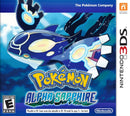 Pokemon Alpha Sapphire Front Cover - Nintendo 3DS Pre-Played
