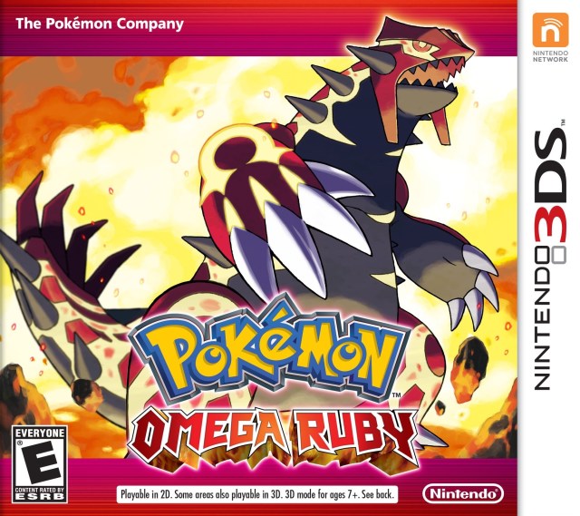 Pokemon Omega Ruby Front Cover - Nintendo 3DS Pre-Played