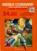 Missile Command Front Cover - Atari Pre-Played