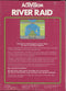 River Raid Back Cover - Atari Pre-Played