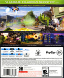 Plants VS Zombies Garden Warfare Back Cover - Playstation 4 Pre-Played