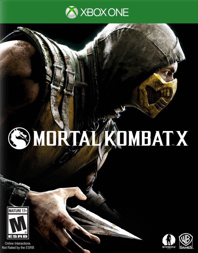 Mortal Kombat X Front Cover - Xbox One Pre-Played