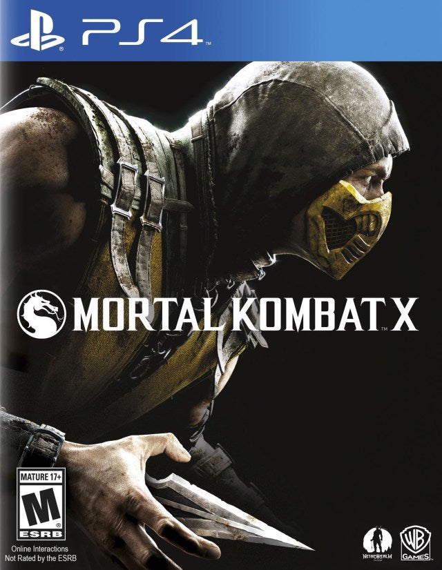 Mortal Kombat X Front Cover - Playstation 4 Pre-Played
