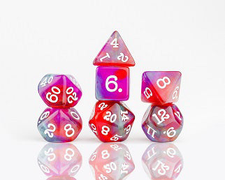 RPG Dice Set (7) - Dragonfruit