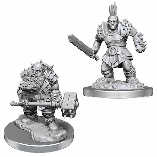 Duergar Fighters W18 - Dungeons & Dragons Nolzur's Marvelous Unpainted Miniatures