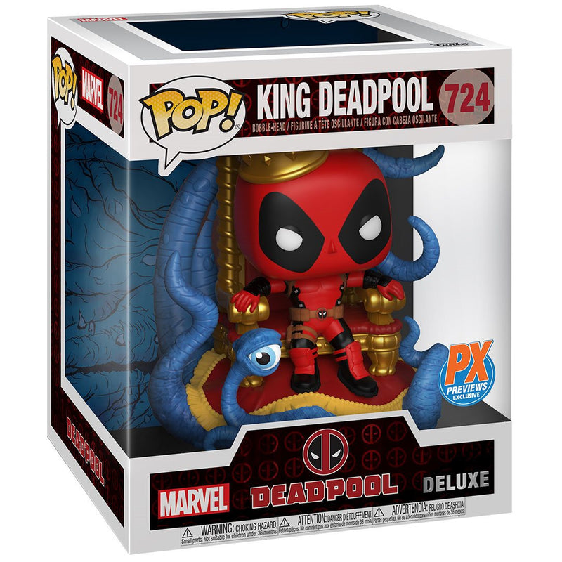 Pop! Deluxe: Marvel Deadpool - King Deadpool Previews Exclusive 724