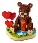 Valentine's Brown Bear - Lego Brickheadz 40462