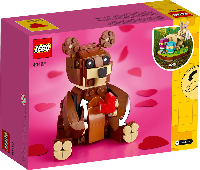 Valentine's Brown Bear - Lego Brickheadz 40462