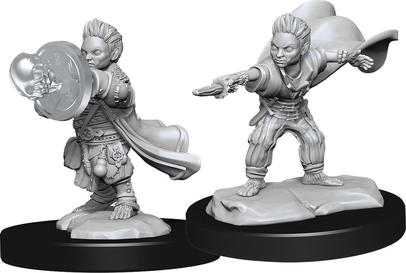 Halfling Wizard Male W14 - Pathfinder Deep Cuts Unpainted Miniatures