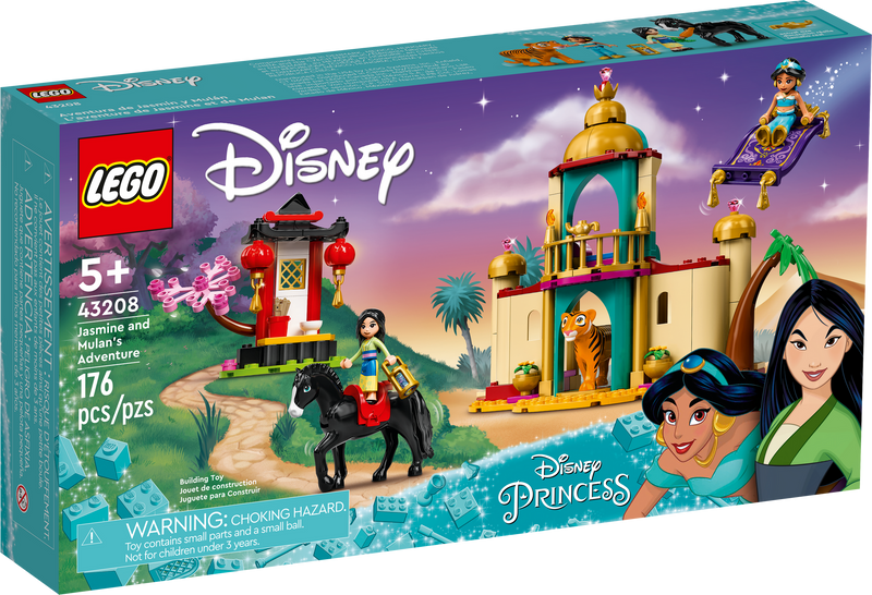 Jasmine and Mulan's Adventure - Lego Disney 43208
