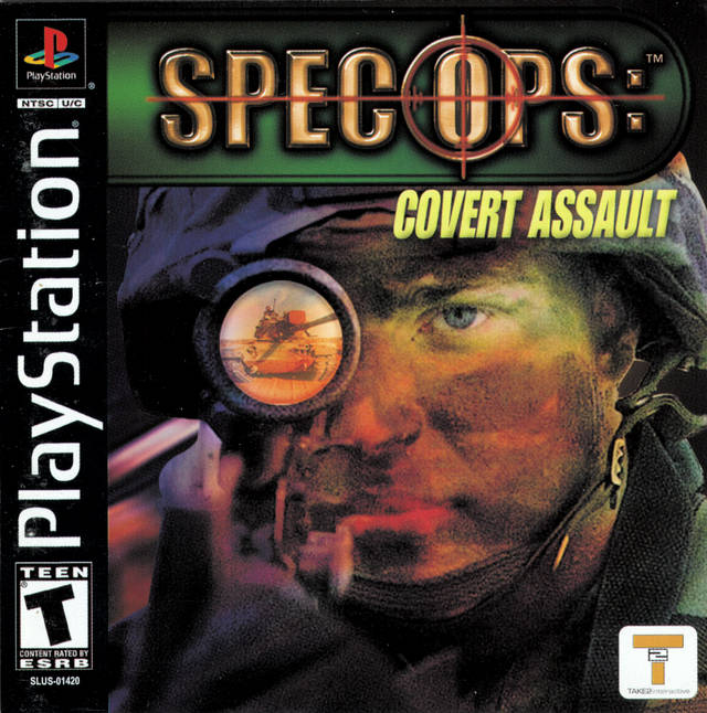 Spec Ops Covert Assault Front Cover - Playstation 1 Pre-Played