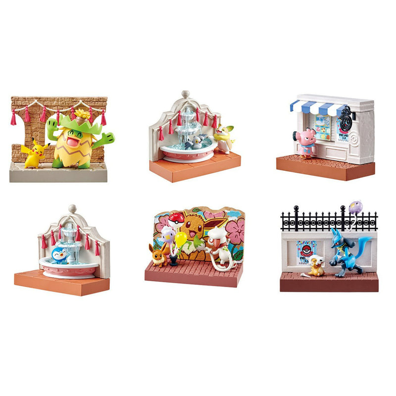 Re-Ment Pokemon Town 2 Festival Street Corner Blind Box