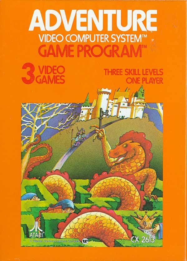 Adventure Front Cover - Atari Pre-Played