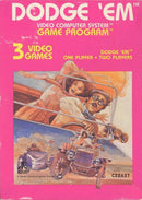 Dodge 'em Front Cover - Atari Pre-Played