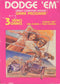 Dodge 'em Front Cover - Atari Pre-Played