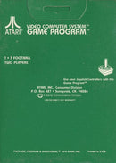 Football Back Cover - Atari Pre-Played