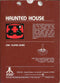 Haunted House Back Cover - Atari Pre-Played