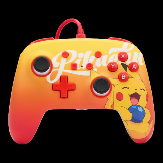 Oran Berry Pikachu Power A Wired Controller - Nintendo Switch Pre-Played