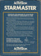 Starmaster Back Cover - Atari Pre-Played