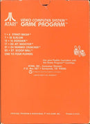 Street Racer Back Cover - Atari Pre-Played