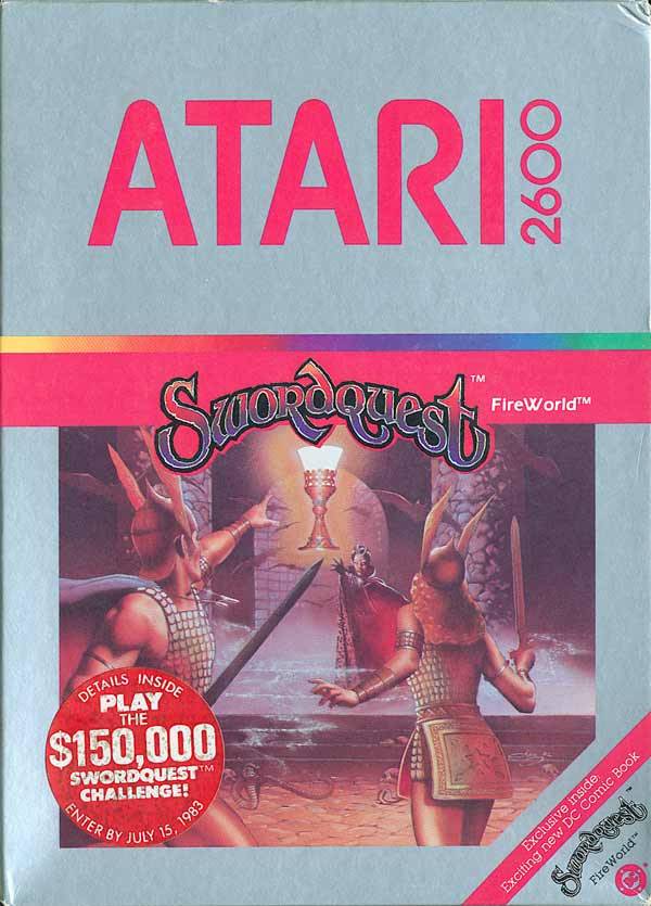 Swordquest Fireworld - Atari Pre-Played