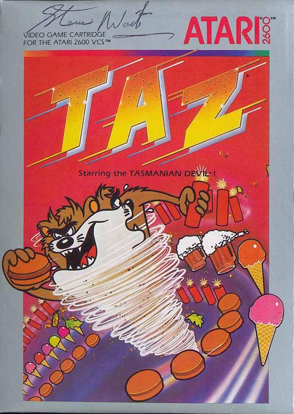 Taz Front Cover - Atari Pre-Played