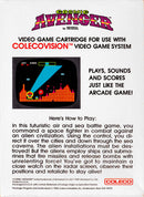 Cosmic Avenger Back Cover - ColecoVision Pre-Played